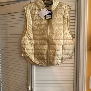JoyLab Light Tan Puffer Vest